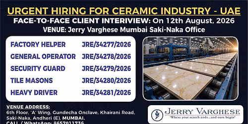 Recruitment Campaign | 6th Flr, 'A' Wing, Gundecha Onclave, Khairani Road, Saki-Naka, Andheri(E)