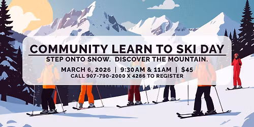 Community Learn to Ski Day at Eaglecrest Ski Area \ud83c\udfbf