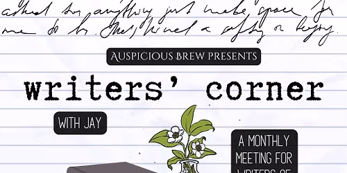 Writers' Corner with Jay