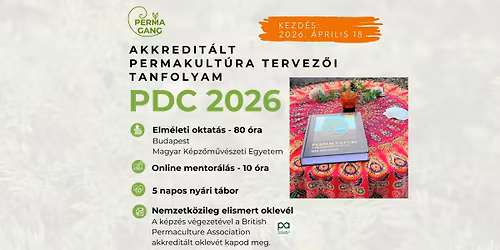 Permakult\u00fara Tervez\u0151i Tanfolyam - PDC 2026