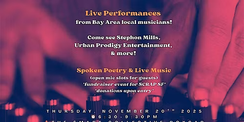 Couch Sessions spoken poetry & live music open mic concert