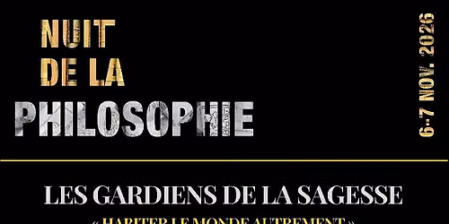 La Nuit de la Philosophie - Table ronde
