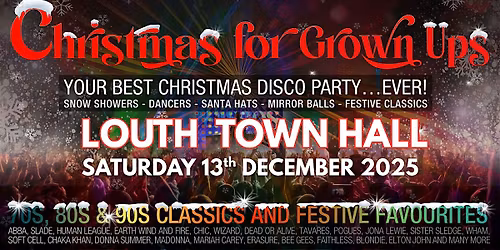 LOUTH - CHRISTMAS DISCOS FOR GROWN UPS  party