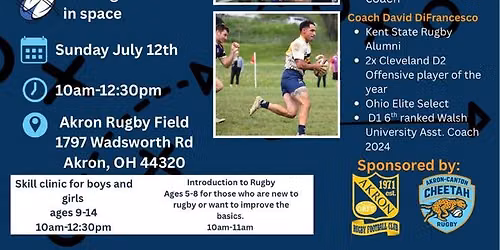 Youth Rugby Skills Clinic