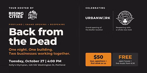 Back from the Dead: History Tour, Drinks & Live Music | Portland