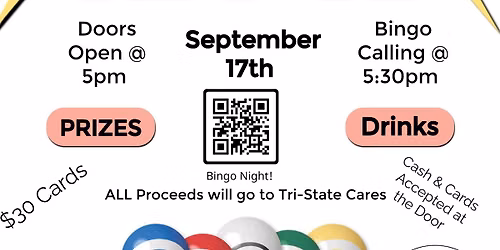 Bingo Night Benefitting Tri-State Cares