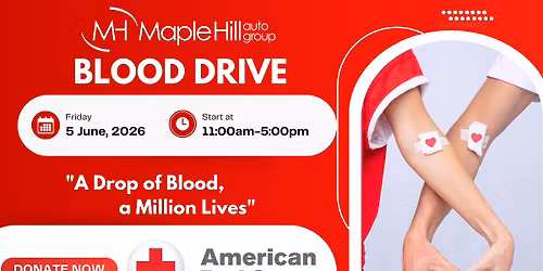 American Red Cross Blood Drive at Maple Hill Auto