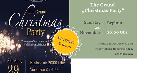 The Grand Chistmas Party am 29.11.2025