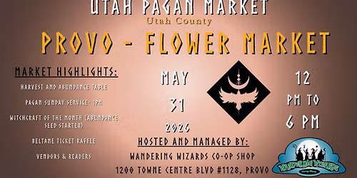 Flower Market - PROVO - Utah Pagan Market