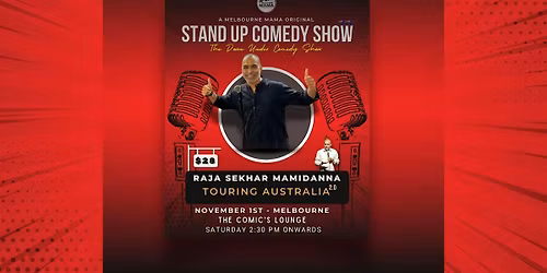 Down Under Comedy Show 2.0 with Rajasekhar Mamidanna |Melbourne MAMA