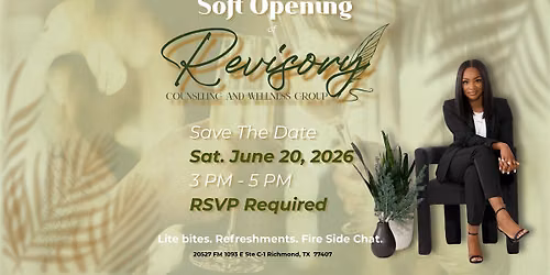 Revisory Counseling & Wellness Group Soft Opening