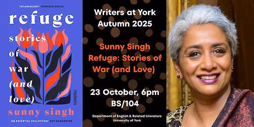 Sunny Singh: Refuge: Stories of War (and Love)