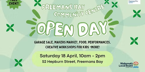 Freemans Bay Community Centre Open Day