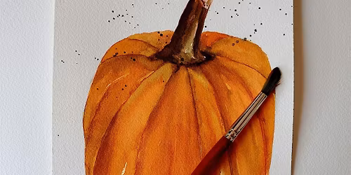 Watercolors for Beginners: Pumpkin