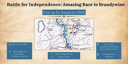 Battle for Independence: Amazing Race to Brandywine