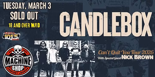 CANDLEBOX SOLD OUT