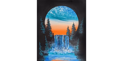 Sunset Waterfall - Paint and Sip in Tyler | Classpop!\u2122