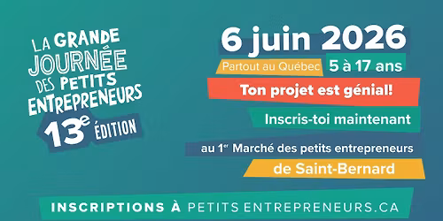 Grand march\u00e9 des petits entrepreneurs de Saint-Bernard