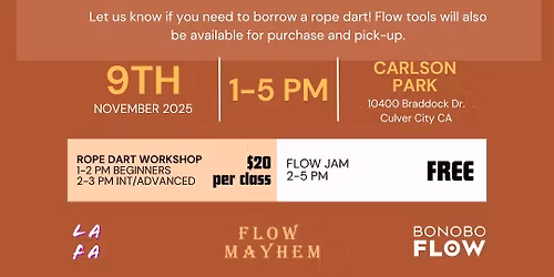 Flow Jam & Rope Dart Workshop