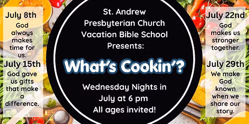"What's Cookin?" Vacation Bible School