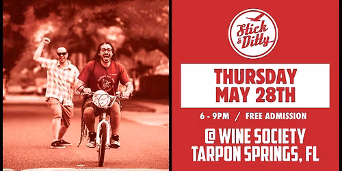 Stick & Ditty at Wine Society (Tarpon Springs, FL) - 5\/28\/26