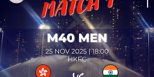 The opening match of the 2025 World Masters Hockey Asia Championship.