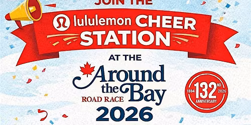 lululemon Around The Bay Cheer Station