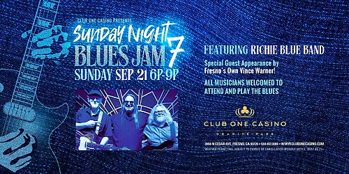 Sunday Night Blues Jam Featuring Richie Blue Band