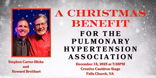Creative Cauldron Presents:Stephen Carter-Hicks & Howard Breitbart: A Christmas Benefit