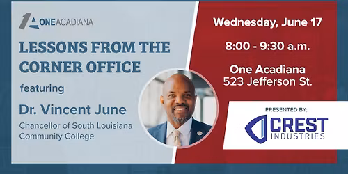 Lessons from the Corner Office ft. Dr. Vincent June