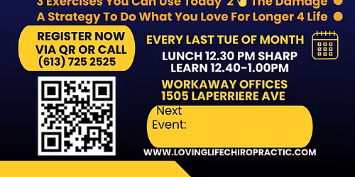 Stay Fit While You Sit!  Free Lunch And Learn