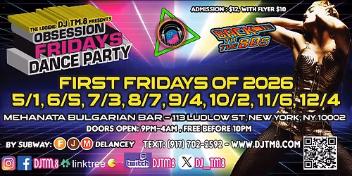 Obsession Fridays Dance Party