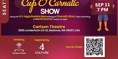 The Cup O' Carnatic Show by Dr Jayanthi Kumaresh
