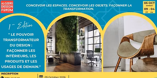 Forum du Design d’Alger 2026 : Le pouvoir transformateur du design au cœur des enjeux de demain