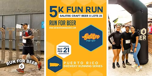 5K Beer Run x Salitre Craft Beer | PR Brewery Running Series