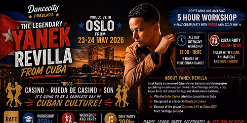 Yanek Revilla Cuban Workshop Day in Oslo