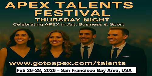 The Rising Stars Thursday Night in San Francisco Bay Area, USA