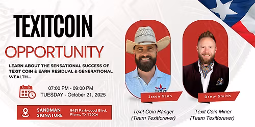 Texit Coin Presentation - Earn while you sleep