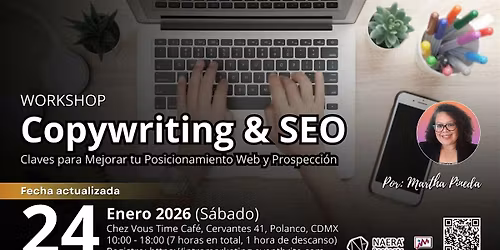 WORKSHOP Copywriting & SEO para Posicionamiento Web y Prospecci\u00f3n