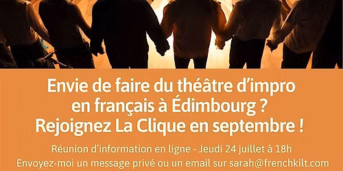 La Clique en Sc\u00e8ne - Spectacle de th\u00e9\u00e2tre d'improvisation