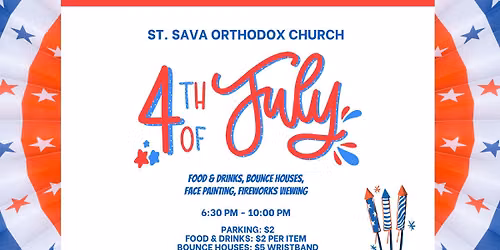 4th of July Celebration & Fundraiser!