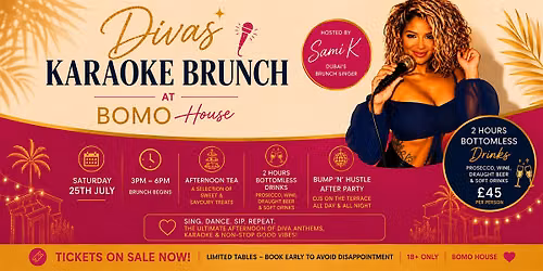 DIVA'S Karaoke Brunch at BOMO House