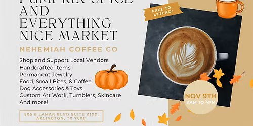 Indoor Arlington Crafts & Coffee Market