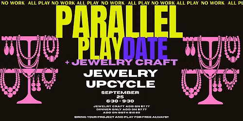 Parallel Play + Jewelry Upcycle Craft