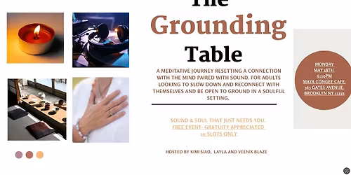 \u2728 The Grounding Table \u2014 A Sound & Soul Reset Experience \u2728