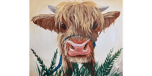 Sweet and Shaggy Calf - Paint and Sip in San Antonio | Classpop!\u2122