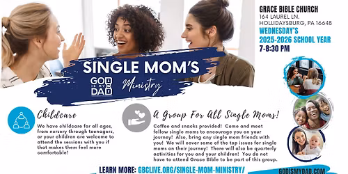 Single Moms Weekly Support Group\/Ministry