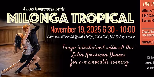 Milonga Tropical Fall 2025