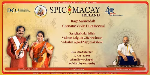 Carnatic Violin Recital by The Lalgudi Duo