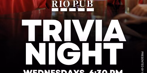 Not Rocket Science Trivia Nights @ The Rio Pub